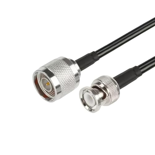 RG58 �P�[�u�� N �I�X - BNC �I�X ���X �A�_�v�^ WI/*FI an*/�A���e�i 50 �I�[�� R*/F �����s�O�e�[�� �P�[�u��(NM-BNCM-RG58,1m)