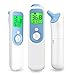 Produktbild Digitales Stirn- und Ohrthermometer, Fieberthermometer, Infrarot-Thermometer, Hochtemperaturalarm, 4-in-1-Multifunktion für Kinder, Erwachsene und Gegenstände
