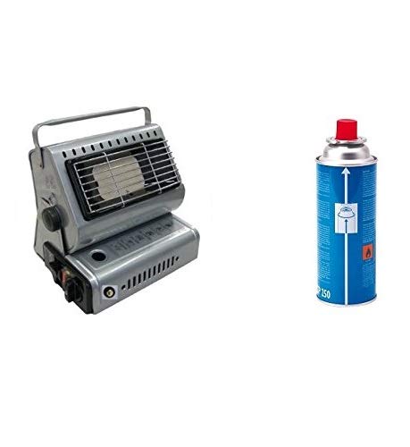 Cucina Da Campo Stufetta A Gas Portatile Prime - Doppio Attacco GPL/Butano, Per Campeggio E Emergenze Stufa Da Campeggio