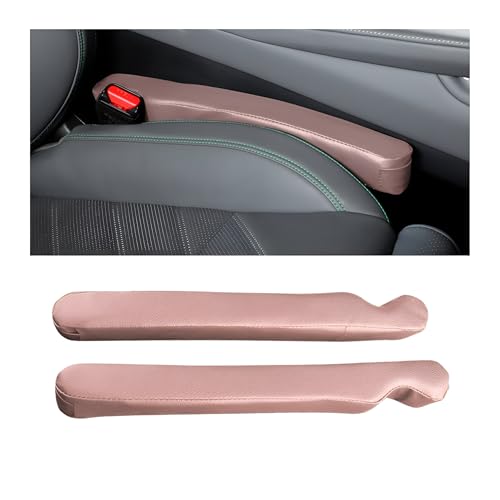 Mandark-2PCS-Leather-Car-Seat-Gap-Fillers-with-Buckle-Slot-Pink Mandark 2PCS Leather Car Seat Gap Fillers with Buckle Slot, Pink - Image 1