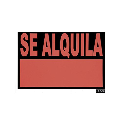 Wolfpack Linea Profesional 15056000 Cartel Se Alquila 50X35 Cm. Oryx, Color, 50 X 35 Cm