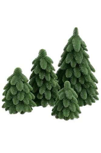 PlantaPro Nobilis Tannenbaum gebunden 30 cm für Weihnachten Deko Advent Haustür
