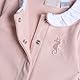Chicco Baby - Mädchen Overall mit Frontöffnung Bottone, Rose (3), 12M