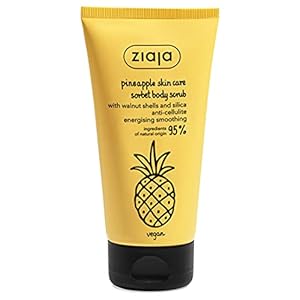 Ziaja Piña Exfoliante corporal anticelulítico con cáscaras de nuez y sílice, 160ml