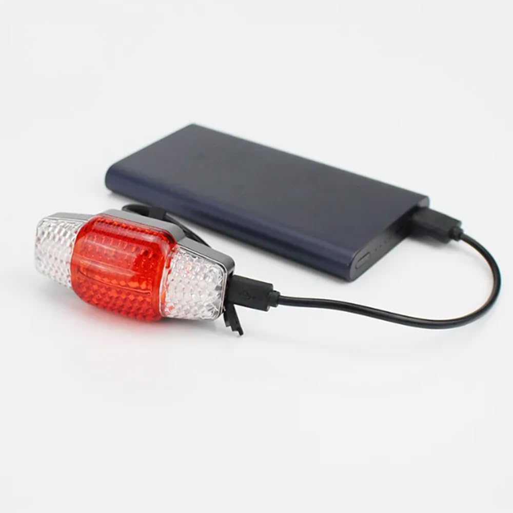 Luce per Bicicletta con indicatore di direzione Intelligente, Luce Freno, Ricaricabile Tramite USB, Luce a LED COB, luci Posteriori per Bicicletta.