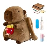 Joli motif Capybara : avec son charmant design Capybara, le sac à dos Capybara met en valeur votre look avec une touche fantaisiste et assure une sensation de confort, adapté pour le chemin de l'école ou les aventures de voyage