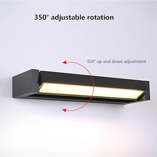 Apliques de pared exterior e interior lámpara LED moderna de pared IP65 blanca 3