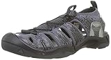 Keen Herren Evofit One Sandalen Trekking-& Wanderschuhe, Schwarz (Heather Black/Magnet Heathered Black/Magnet), 42.5 EU