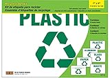 HY-KO Products KIT-10 Recycle Adhesive Vinyl Label Kit, 7