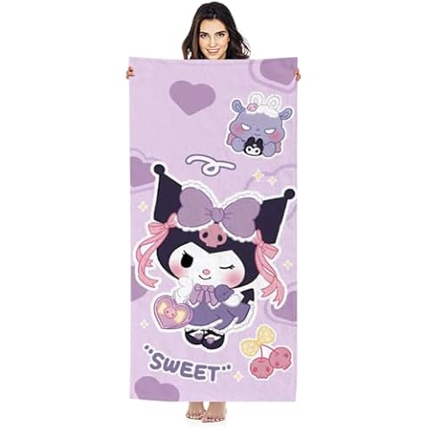 DKLQXCE Cartoon Kids Beach Towel Cover