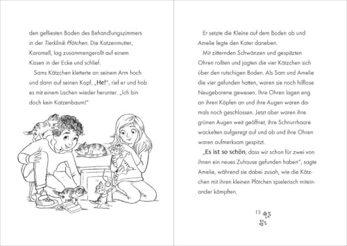 Tierklinik Pfötchen (Band 3) - Kleiner Fuchs in Not: Kleine Tierretterin mit großem Herzen! - Kinderbuch für Erstleser zum Vorlesen und Selberlesen ab 7 Jahren