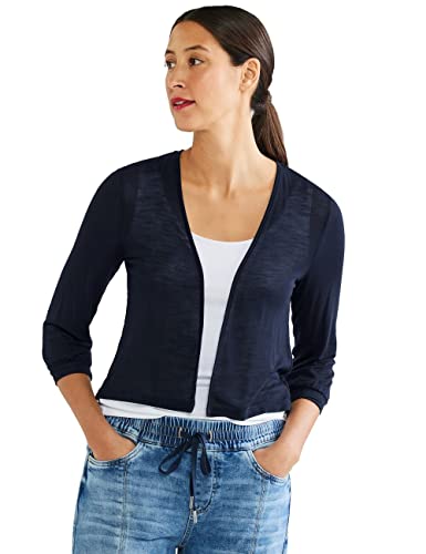 STREET ONE Damen A319566 Bolerojacke, Deep Blue, 36 EU