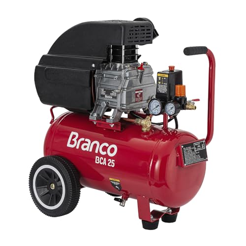 BRANCO MOTORES COMPRESSOR DE AR BCA-25 220V VERMELHO