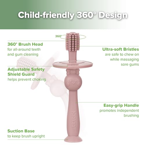 Haakaa BHK075-BH Infant Toothbrush, Easy To Hold 360° Baby Toothbrush thumb #2