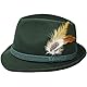 Melegari Brixen Tiroler Trilby Hut | Traditionelle Tiroler Schnur und Federn | Beliebte Berghut | Alpine Hut | Herren Damen | Sommer / Winter, grün, 60 cm