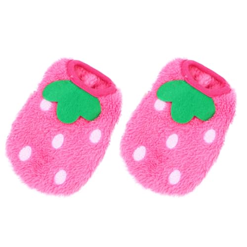 Disfraz para perro conejo invierno 2 piezas 2XS Rosa