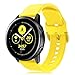 Produktbild Onedream Armband Kompatibel für Samsung Galaxy Watch Active/Active 2 40mm 44mm Damen Herren, Silikon Ersatzarmband Kompatibel für Samsung Galaxy Watch 42mm/ Galaxy Watch 3 41mm Gelb