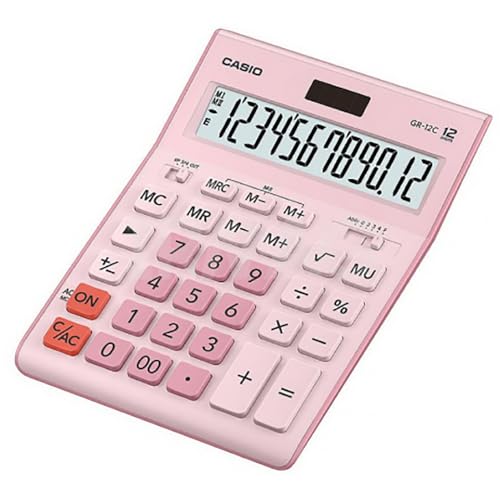 Calculadora Casio GR 12C Rosa