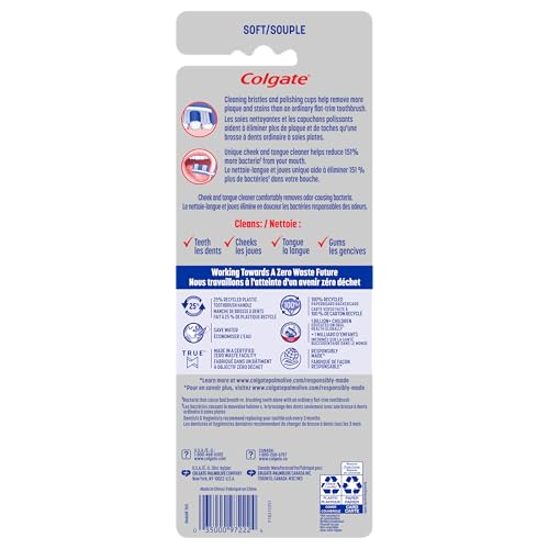 Colgate 360 Adult Full Head Soft Toothbrush (4 Count)