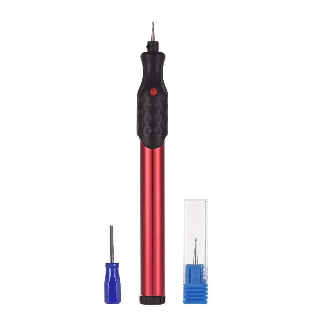 Irfora Electric Micro Engraving Pen Mini Engraver Machine Cordless DIY Carve Tools Graver Kit with Extra Diamond Tip Bit Replacement for DIY Jewellery Metal Glass Plastic Wood Ceramics Stone