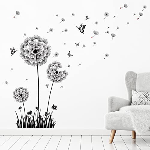 Vinilos Decorativos BASHOM BS-105 mariposas y diente de león miniatura 3