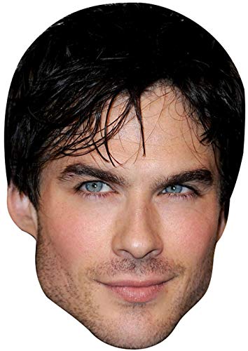 FoxyPrinting Ian Somerhalder Tv Celebrity Cardboard Party Face Mask Fancy Dress