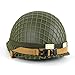 WW2 Version WWII US M1 Helmet Steel with Chin Strap Adjustable