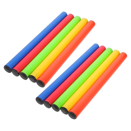 Palos de carreras infantiles ergonómicos de plástico para deportes escolares y relevos