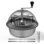 AC Infinity Bud Leaf Bowl Trimmer 48cm Clear Visibility Dome with Sharp Stainless Steel Blades, for Twist Spin Cutting Leaves, Buds, Flowers, Hydroponics Plants, 19-Inch