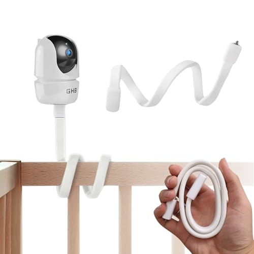Halterung für GHB Baby Monitor – Universal Babyphone Halterung – Flexible Kamera Halterung für Kinderzimmer & Reisen, Kompatibel mit 1/4 Zoll Gewinde (Babyphones, Actioncams), Faltbar & Ohne Bohren Halterung für GHB Baby Monitor – Universal Babyphone Halterung – Flexible Kamera Halterung für Kinderzimmer & Reisen, Kompatibel mit 1/4 Zoll Gewinde (Babyphones, Actioncams), Faltbar & Ohne Bohren