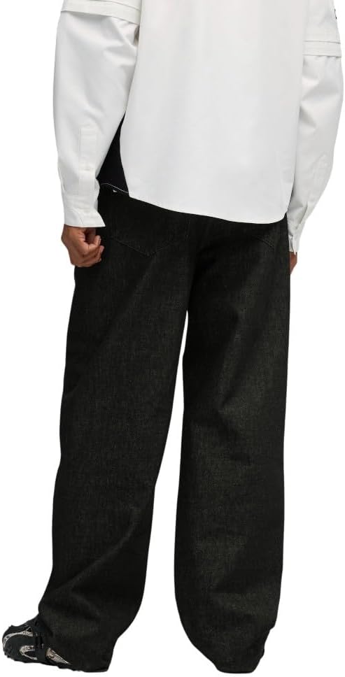 PUMA Mens X Printed Denim Pants Casual