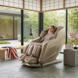 Osaki 4D Achilles l 360 Rotating Footrest l Full Body Massage Chair l Zero Gravity l 360 Kenading Calfrest l Lumbar Heating l Touchscreen Controller l Auto Body Scan l Bluetooth Speaker (Taupe)