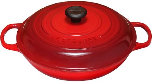 Le Creuset Enameled Cast Iron Signature Braiser, 5 qt. , Cerise