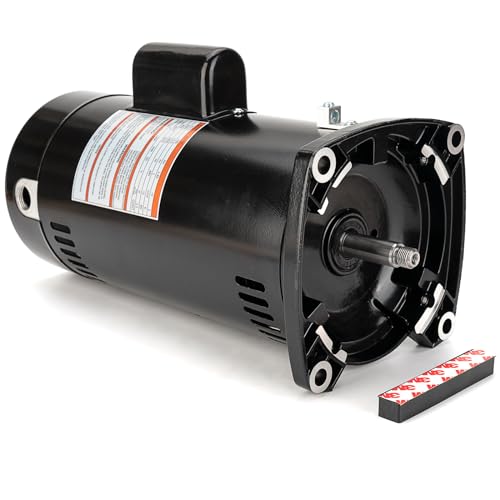 Gelessy Swim Square Flange Pool Motor UST1202 2HP, 3450 RPM, 48Y Frame, Capacitor Start/Capacitor Run, ODP Enclosure - SP2815X20