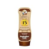 Australian Gold SPF 15 Broad Spectrum Sunscreen Lotion with Kona Bronzers, 8 Ounce