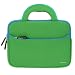 8.9 - 10.1 inch Tablet Sleeve, Evecase 8.9 ~ 10.1 inch Ultra-Portable Neoprene Zipper Carrying Sleeve Case Bag with Accessory Pocket - Green/Blue