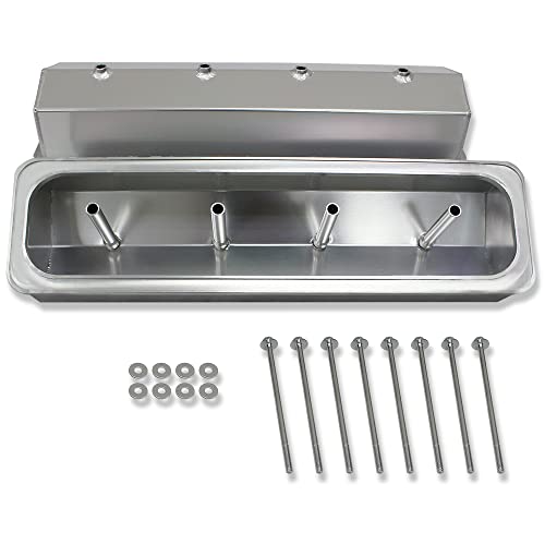Demotor Performance Fabricated Aluminum Center Bolt Valve Covers For 1987-1997 Sbc Chevy Tbi & Vortec Heads 5.0L/305 5.7L/350 #TOP2