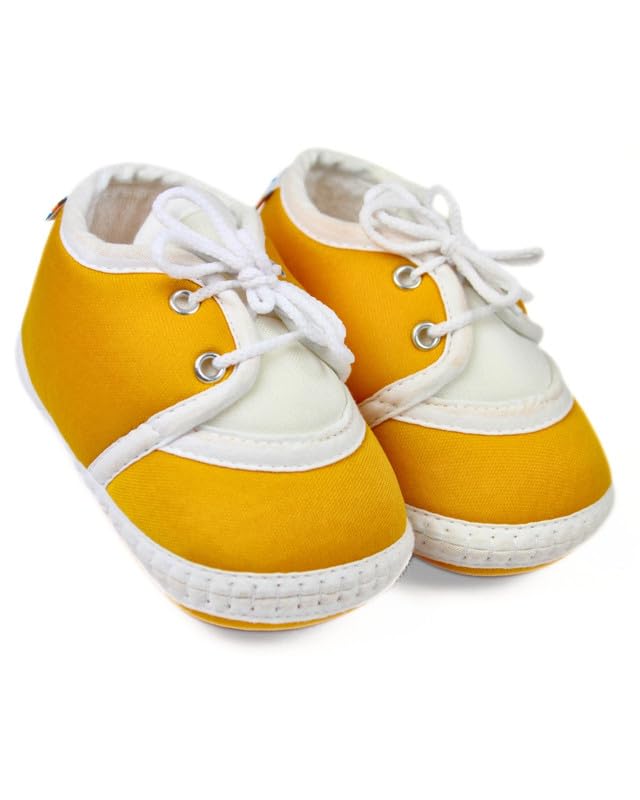 Image of Neska Moda 6 To 12 Months Baby Boys & Baby Girls Cotton Lace Booties