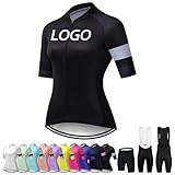 Maillot de Ciclismo Personalizada, Transpirable Absorbente de Humedad para el Ciclismo de Montaña con Nombre Logo del Equipo(I)