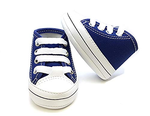 Tênis Bebê Azul Marinho Cano Alto tamanho:M