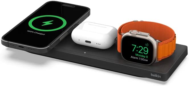 賜物 新品同様ベルキン 白Belkin MagSafe 15W Apple Watch asakusa.sub.jp