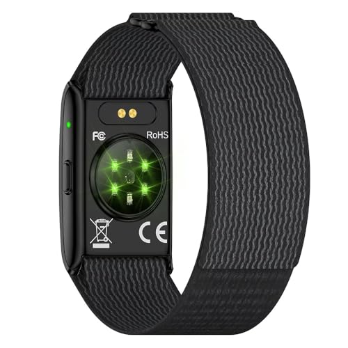 Image of Smart Fitness Wearable Band Activity Trackers,Fitness Tracker Heart Rate Monitor SpO2 HRV Stress Level Tracking Fitness Tracker Subscription Free Black