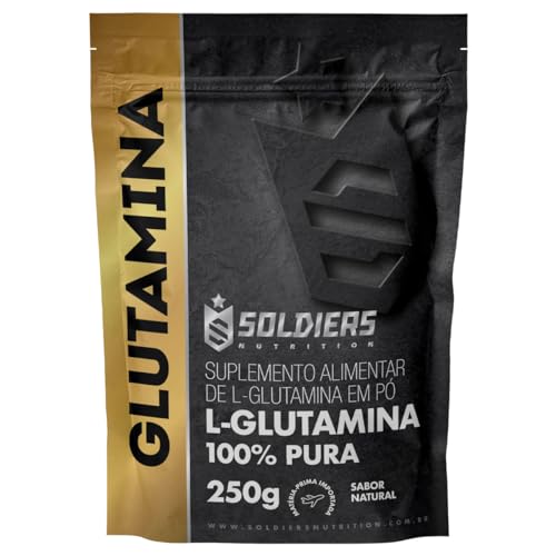 Soldiers Nutrition, L-Glutamina 250g - 100% Pura Importada - Soldiers Nutrition