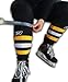 North American Tapes, Comp-O-Lite, Hockey Tape, 3 Rolls Per Pack, Clear Poly Shin Pad, 24MM X 25M Per Roll, Made in USA, Easy Rip & Stretch