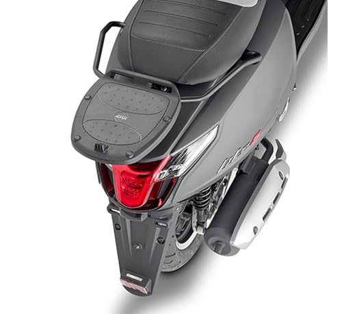 Baúl Givi B360N2 Monolock negro 39 lt maleta trasera con soporte sr6109 para Kymco Like 2