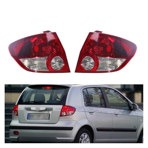 JIANBMEI Light Tail Light Compatible With Hyundai GETZ TB 2002 2003 2004 2005 2006 2007 2008 Reflector Signal Lamp Stop Brake lamp Car Accessories(Left and Rear)