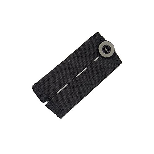 STRETCH COMFORT Waist Extension for Jeans & Pants - Simply button on to make 2" elastic/stretchy waistband instantly (5) Black4