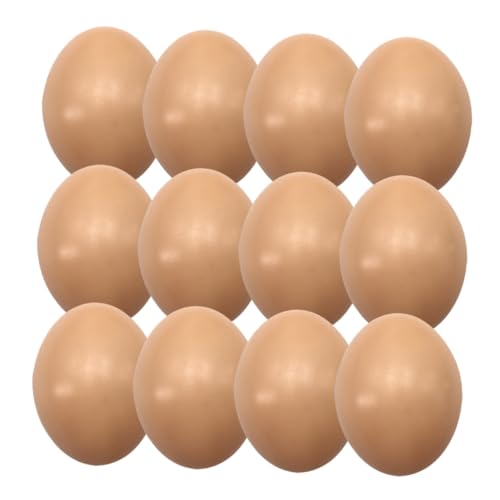 GRIRIW 12pcs Blank Fake Eggs for Easter Crafts Paintable Decoration for Easter Party Versatile Home Decor for Boys and Girls and Adults