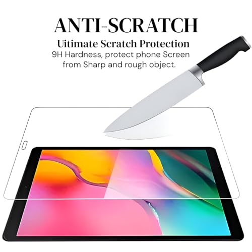 Image of Samsung Tab A 10.1 (2019) Tempered Glass | Screen Protector Tempered Glass for Samsung Galaxy Tab A 10.1 inch (2019) (SM-T510 / SM-T515) Transparent
