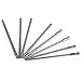 Screwdriver Bit Set, Star Head Screwdriver Set Bits S2 Steel 1/4 Inch Shank Long Magnetic Screwdriver Bits Set 8pcs 150mm, for Manual or Electric Screwdriver